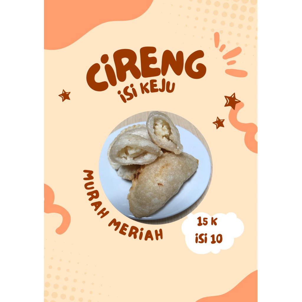 

Cireng Isi keju, Cireng isi murah, Cireng Frozen, Cireng beku