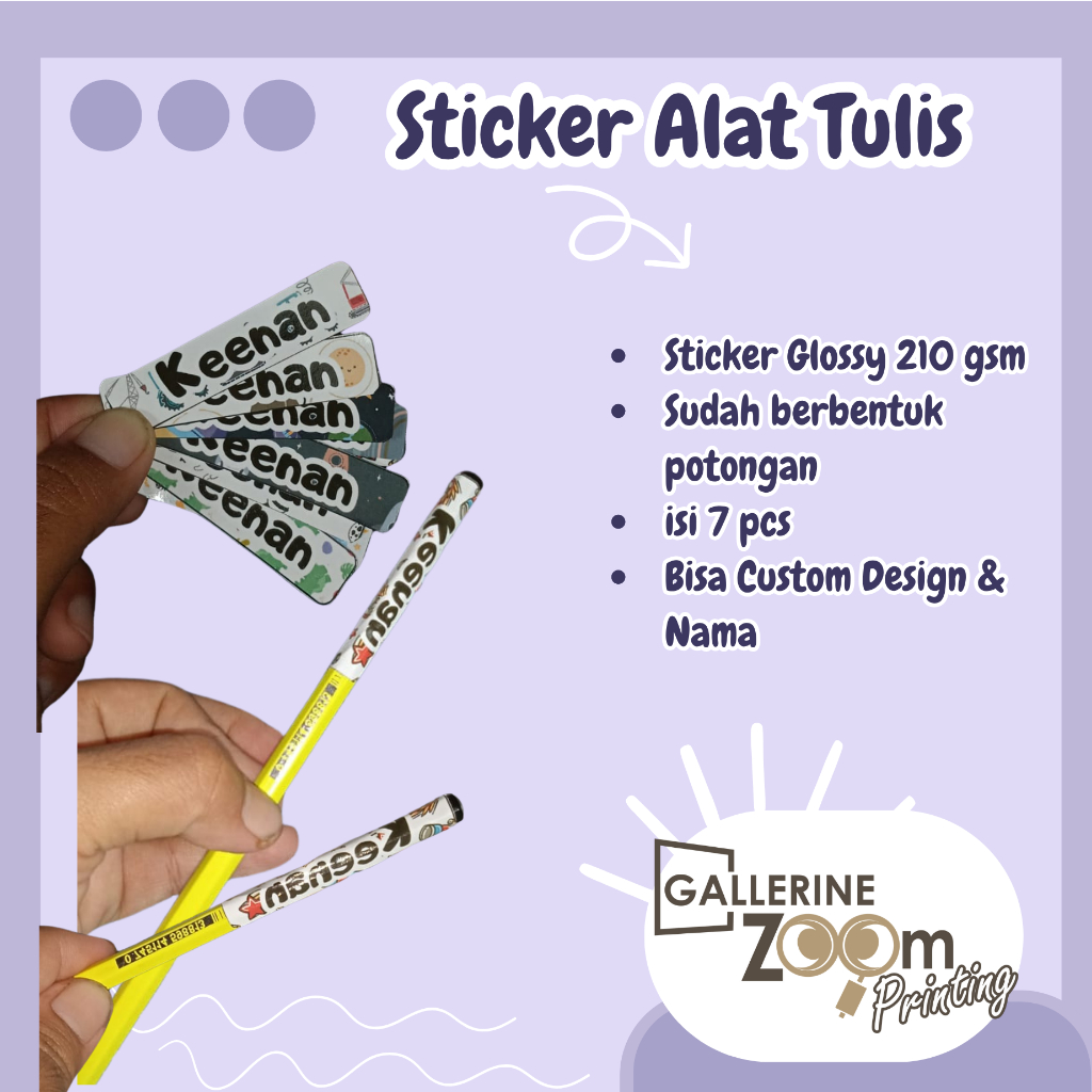 

STICKER LABEL ALAT TULIS