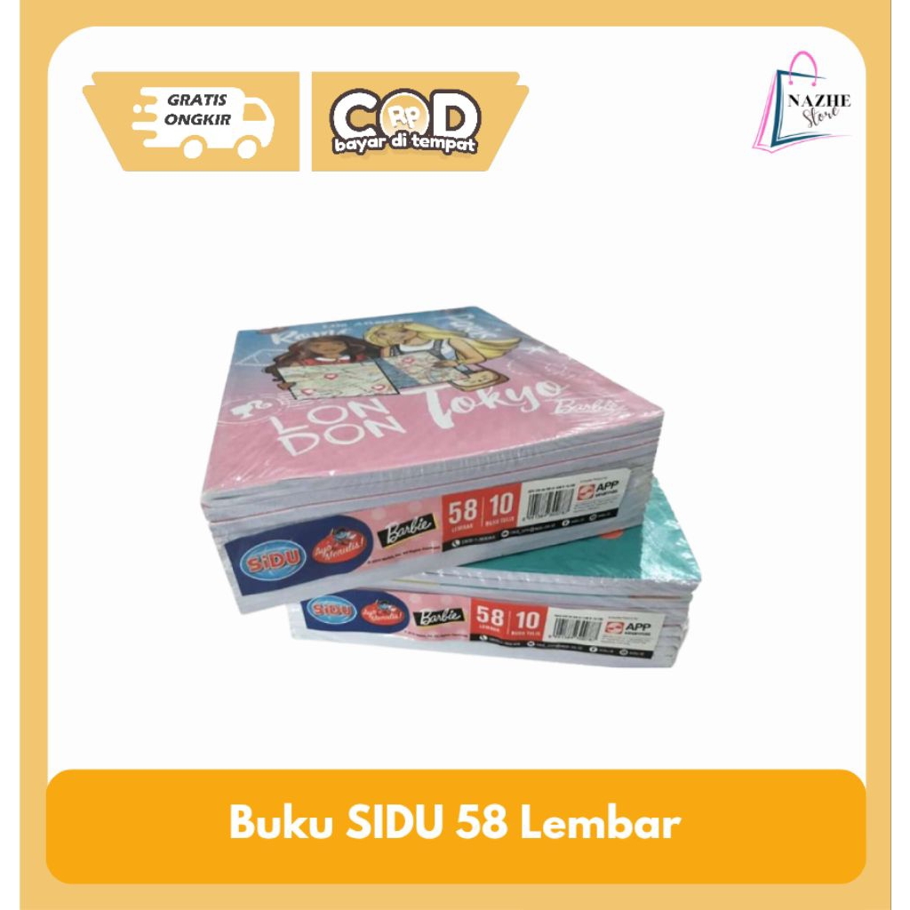 

BUKU SIDU 58 LEMBAR 1 PAK ISI 10 PCS ORIGINAL