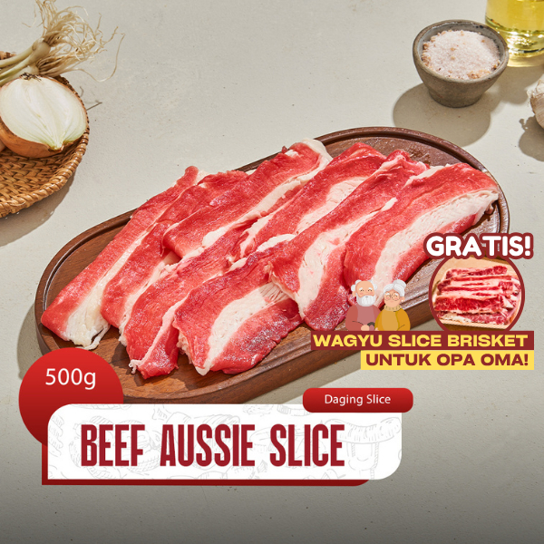 

Daging Sapi Premium Slice Beef Frozen Food Halal 500gr AUS - Daily Beef
