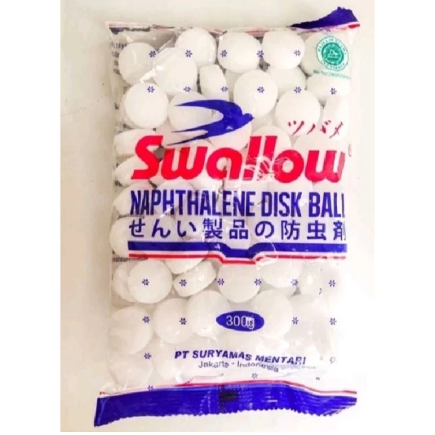 Kamper Swallow Naphthalene 300gr Kamper Swallow putih