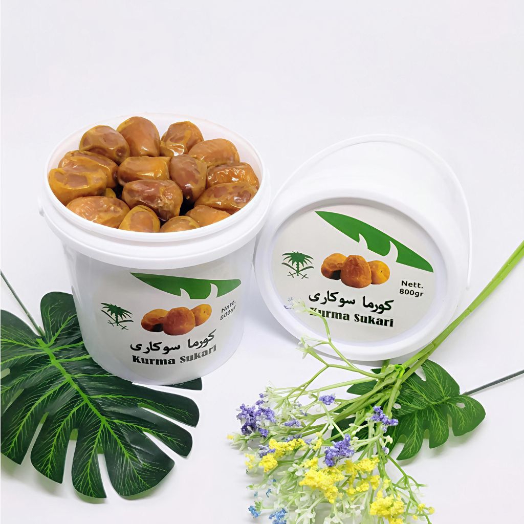 

Promo Kurma Sukari Kemasan Ember 800 Gram#Kurma Premium#Kualitas A1#Kurma Para Raja#Oleh Oleh Haji Dan Umroh.