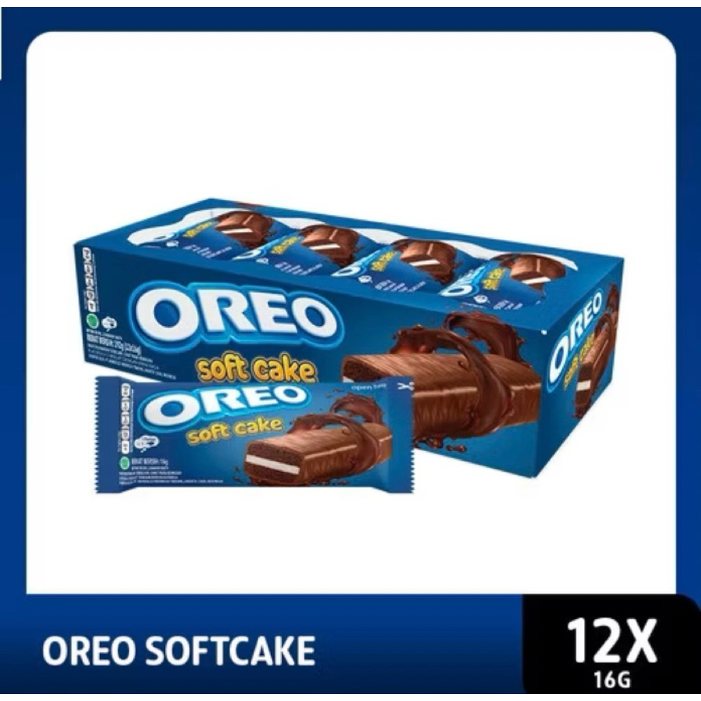 

PROMO MURAH MERIAH !! OREO SOFT CAKE ISI 12