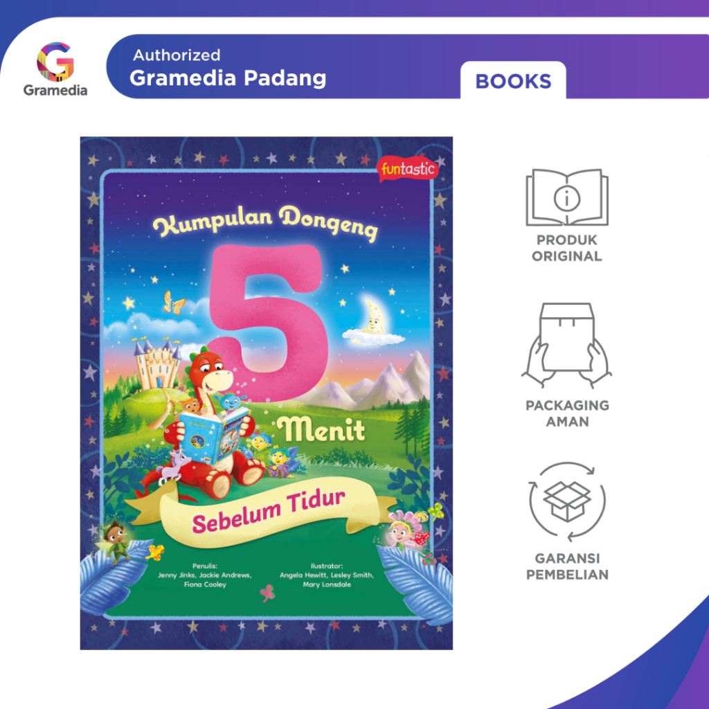 Gramedia Padang - Funtastic: Kumpulan Dongeng 5 Menit Sebelum Tidur