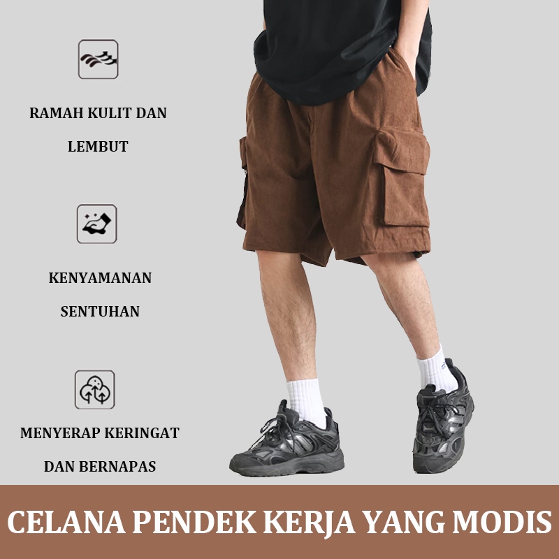 Korean Style celana pendek shortpants pria celana short pants pria celana pendek terbaru celana pend