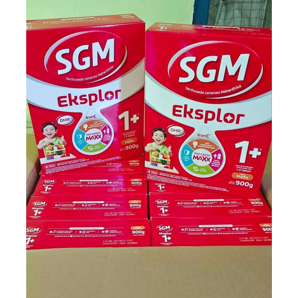 SGM Eksplor 1+ plus Madu/Vanila 900gr EXP 2028