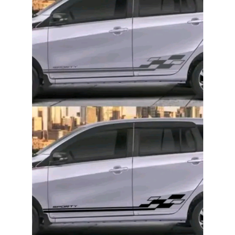 sticker list cutting sporty mobil/stiker lis body samping mobil avanza,xenia,calya,sigra dll.stiker 