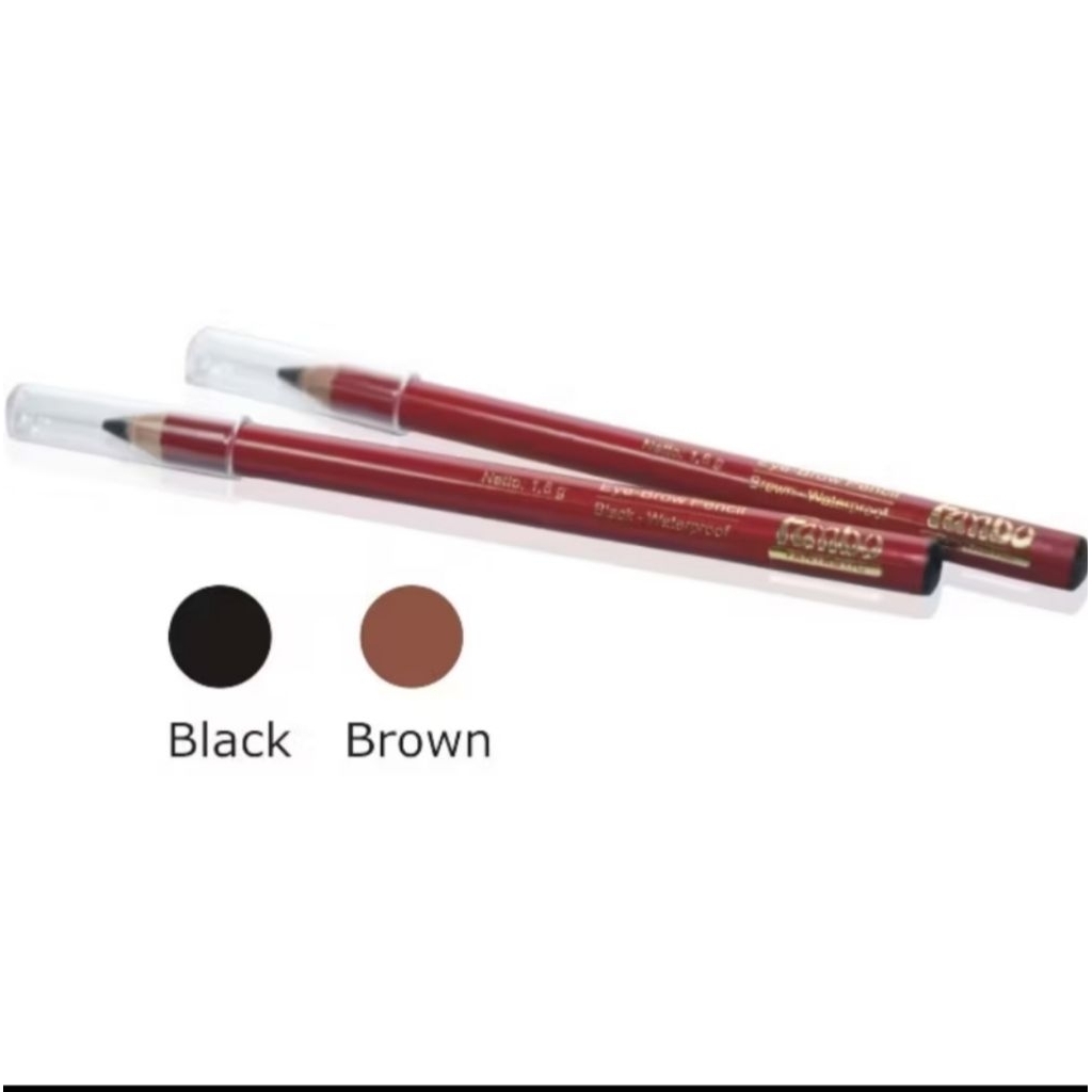 Fanbo pensil alis merah free rautan