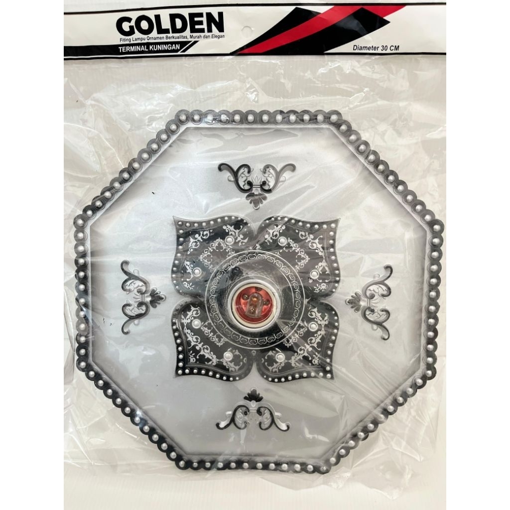 Ornamen Lampu PVC/Ornamen Plafon PVC/Fitting Hias Lampu Plafon PVC/Fitting Lampu/Rumah Lampu Hias / 