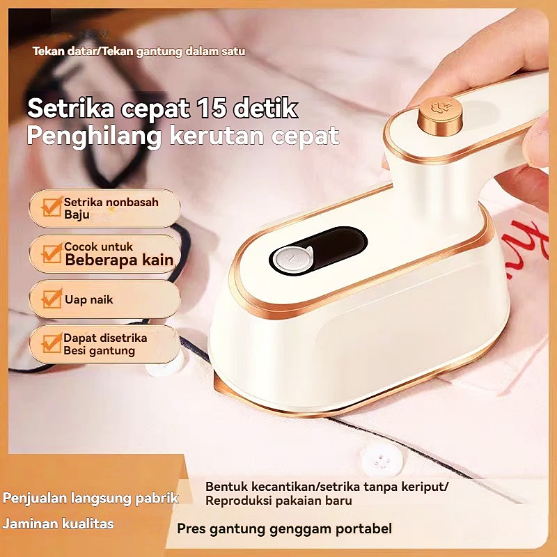 setrika uap setrika baju Setrika Low Watt 2in1 Setrika Uap Foldable Setrika Traveling/Setrika Uap