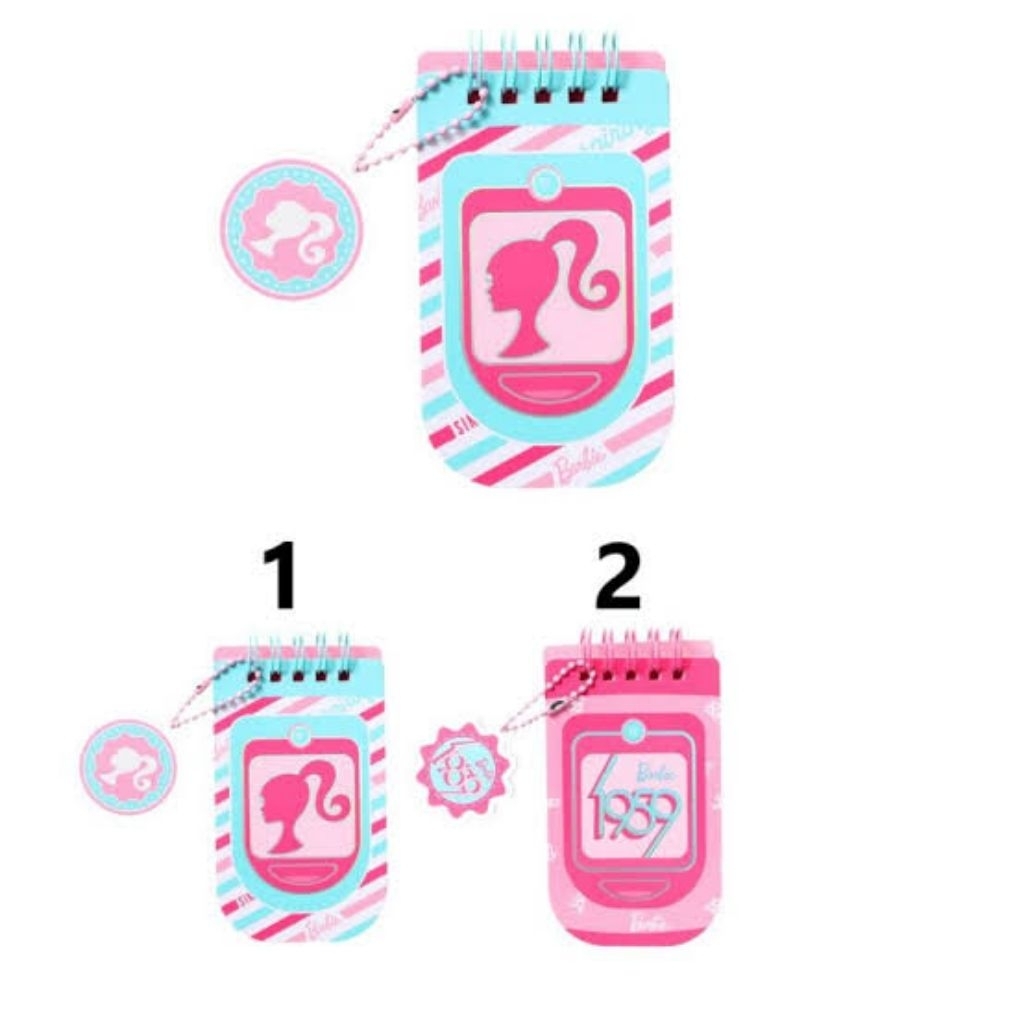 

MINISO X BARBIE MINI CELLPHONE NOTEPAD