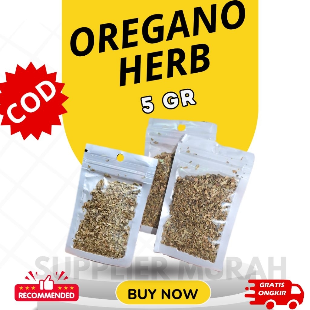 

Oregano 5 Gram / Oregano Flakes / Rempah Murah / Rempah premium