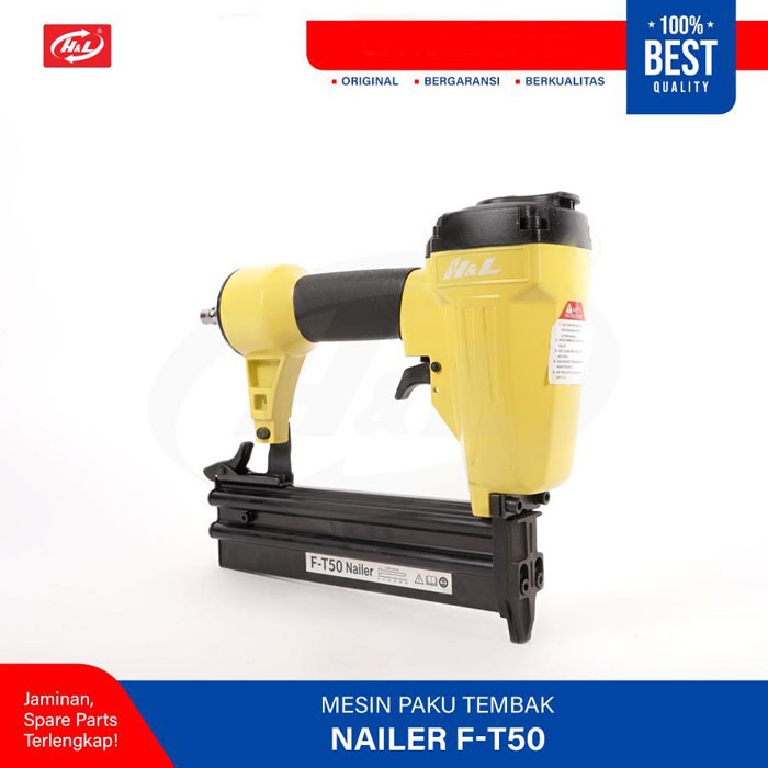 

HL Pro T50 Mesin Paku Tembak Nailer Staples Jenis Paku Mata I