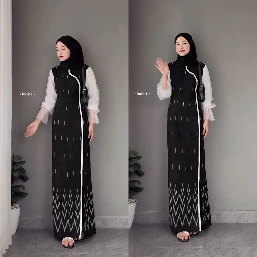 amira dress tenun, couple tenun kondangan, couple tenun pasangan