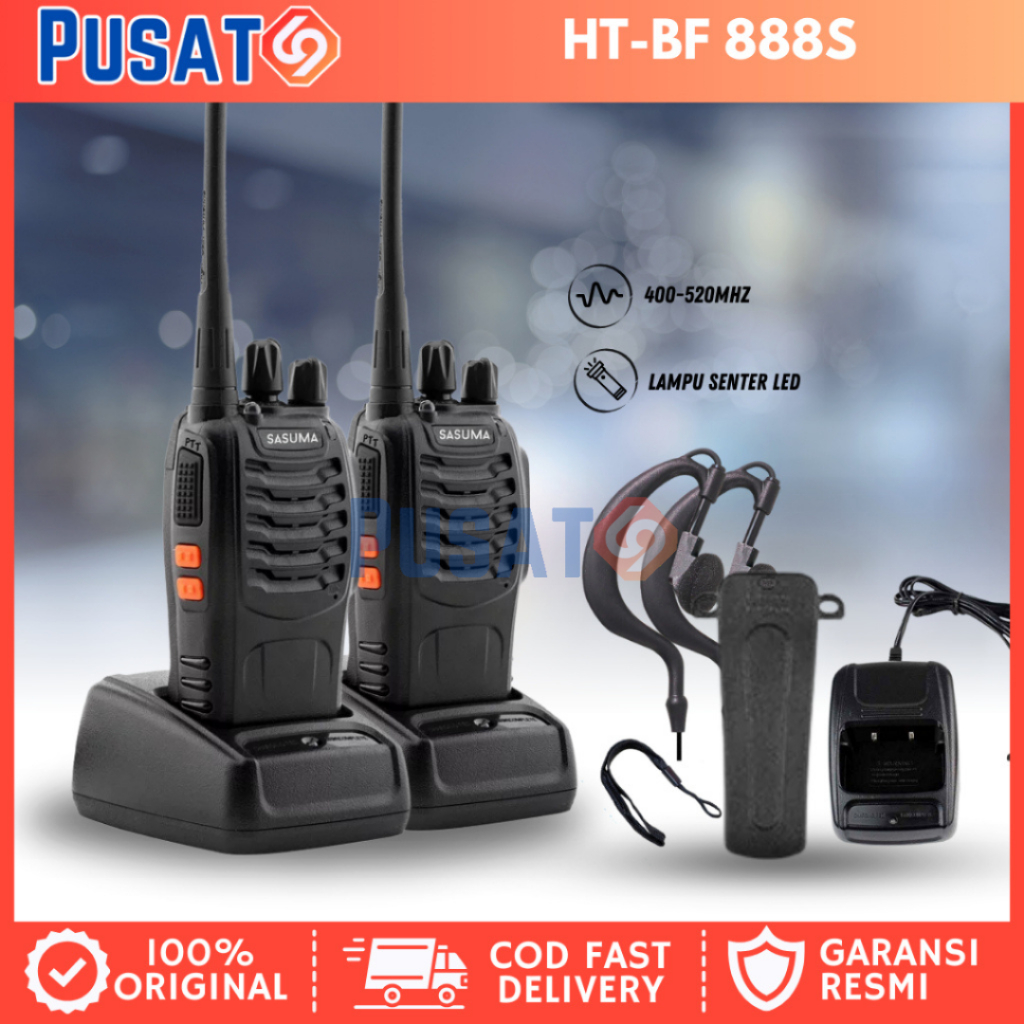 HT BF 888S / Handy Talky Radio HT/ Handy Talky Satu Pasang