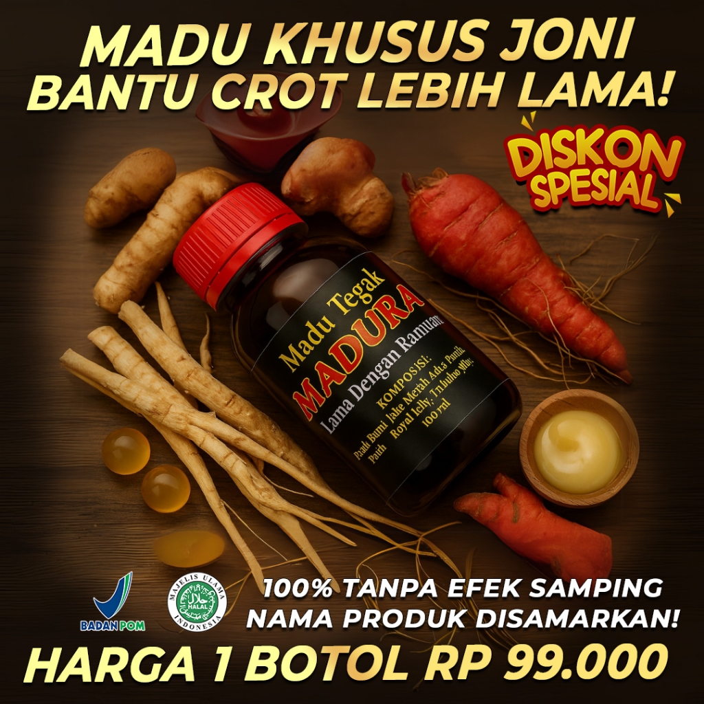 

Madu Perkasa Stamina Racikan Asli Madura