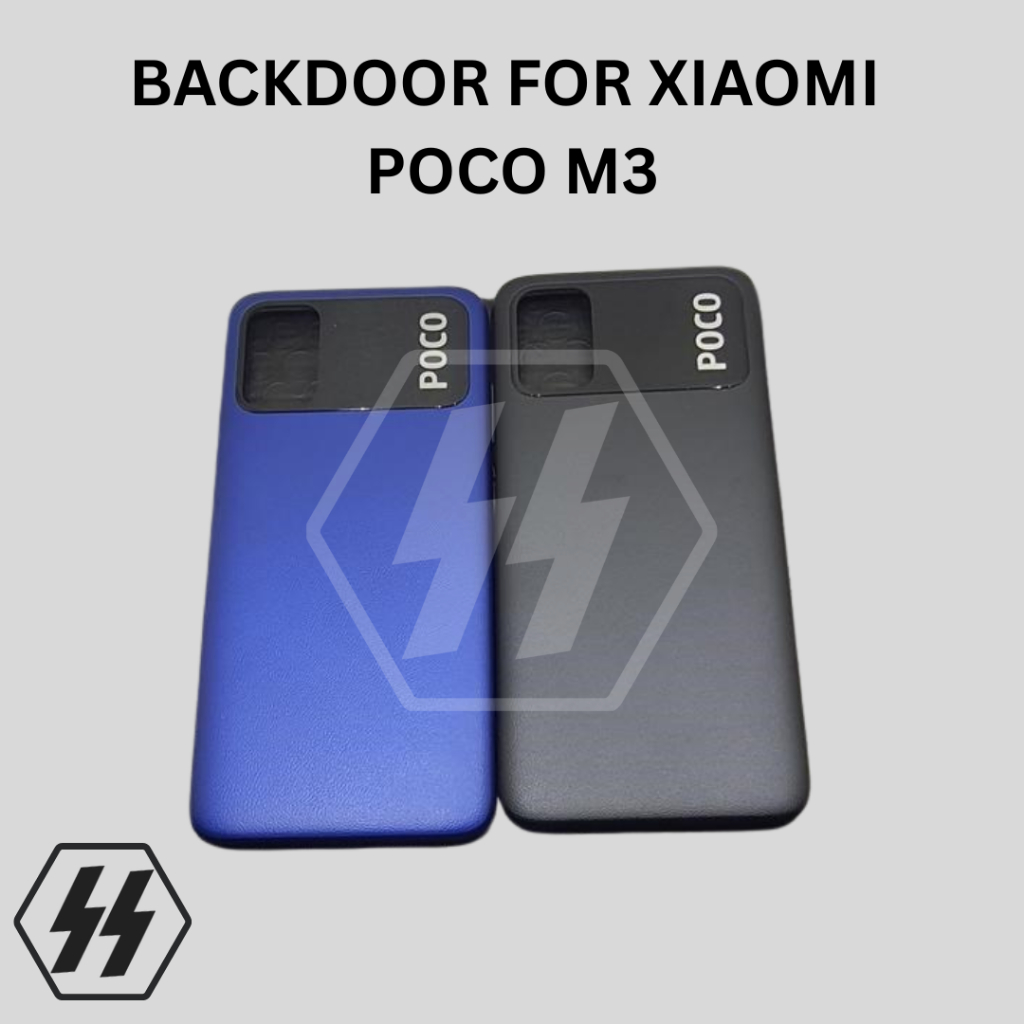 Backdoor Xiaomi Poco M3 Cover Belang Xiaomi Poco M3 Tutup Belakang Xiaomi Poco M3