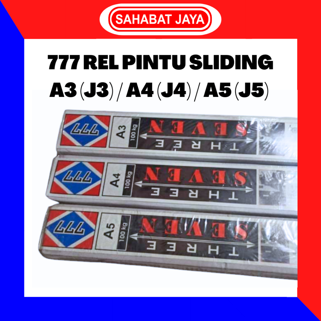 777 REL PINTU SLIDING / REL GANTUNG / REL PINTU GESER GANTUNG A3 (J3) A4 (J4) A5 (J5) A6 (J6)