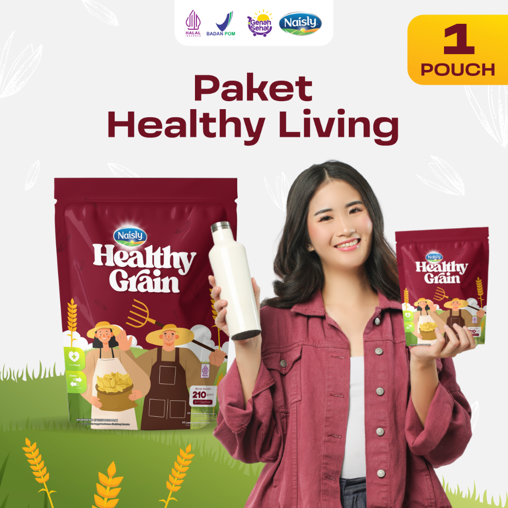 

HealthyGrain Minuman Multigrain Membantu Menstabilkan Tekanan Darah & Menurunkan Hipertensi 1 Pouch
