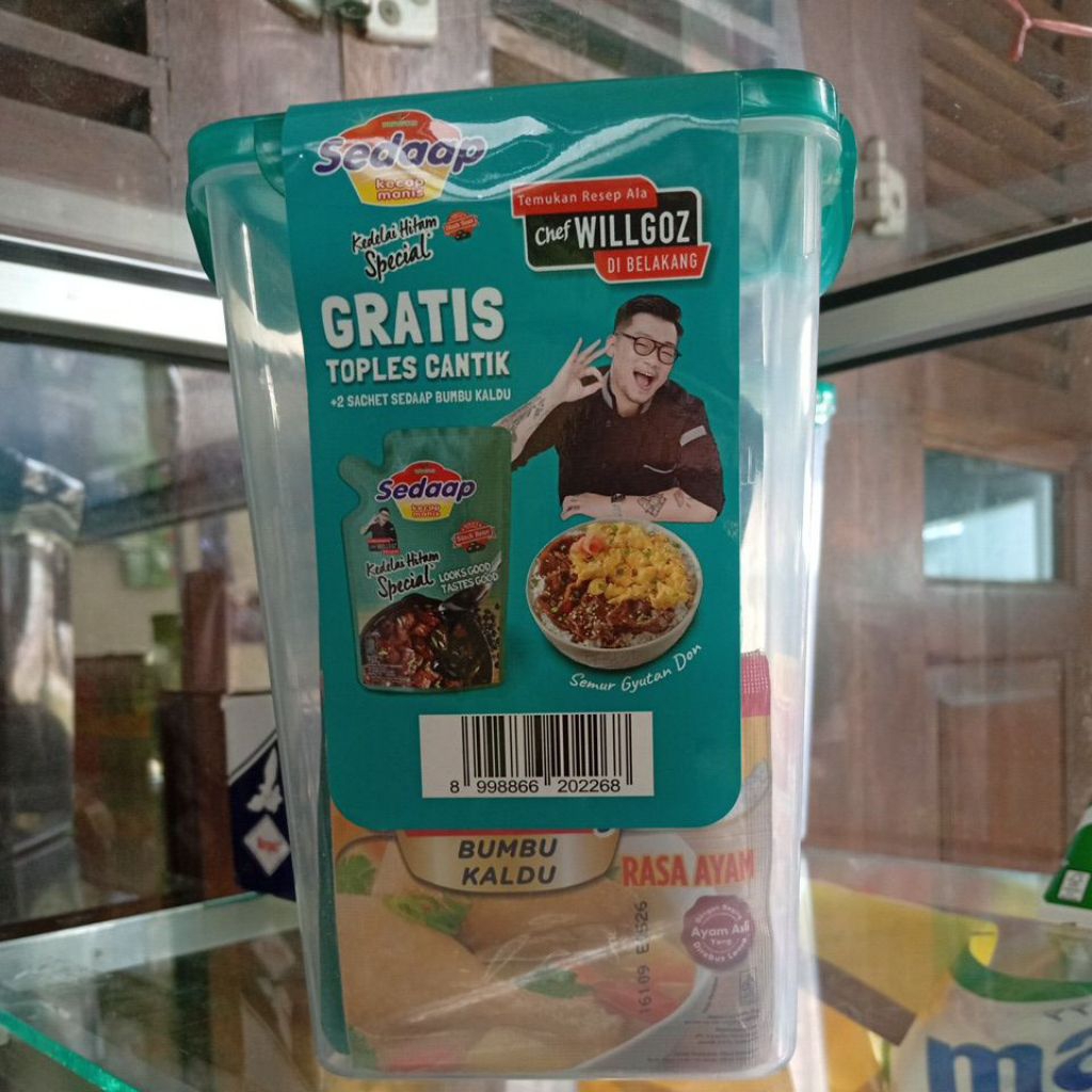 

Kecap sedaap free toples cantik 725g