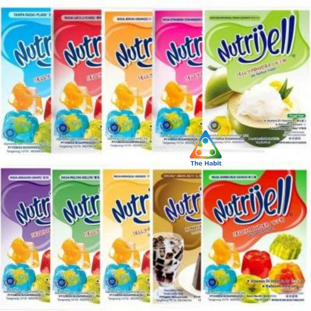 

(The Habit) Nutrijell Jelly 15 Gram Aneka Varian Rasa All Variant