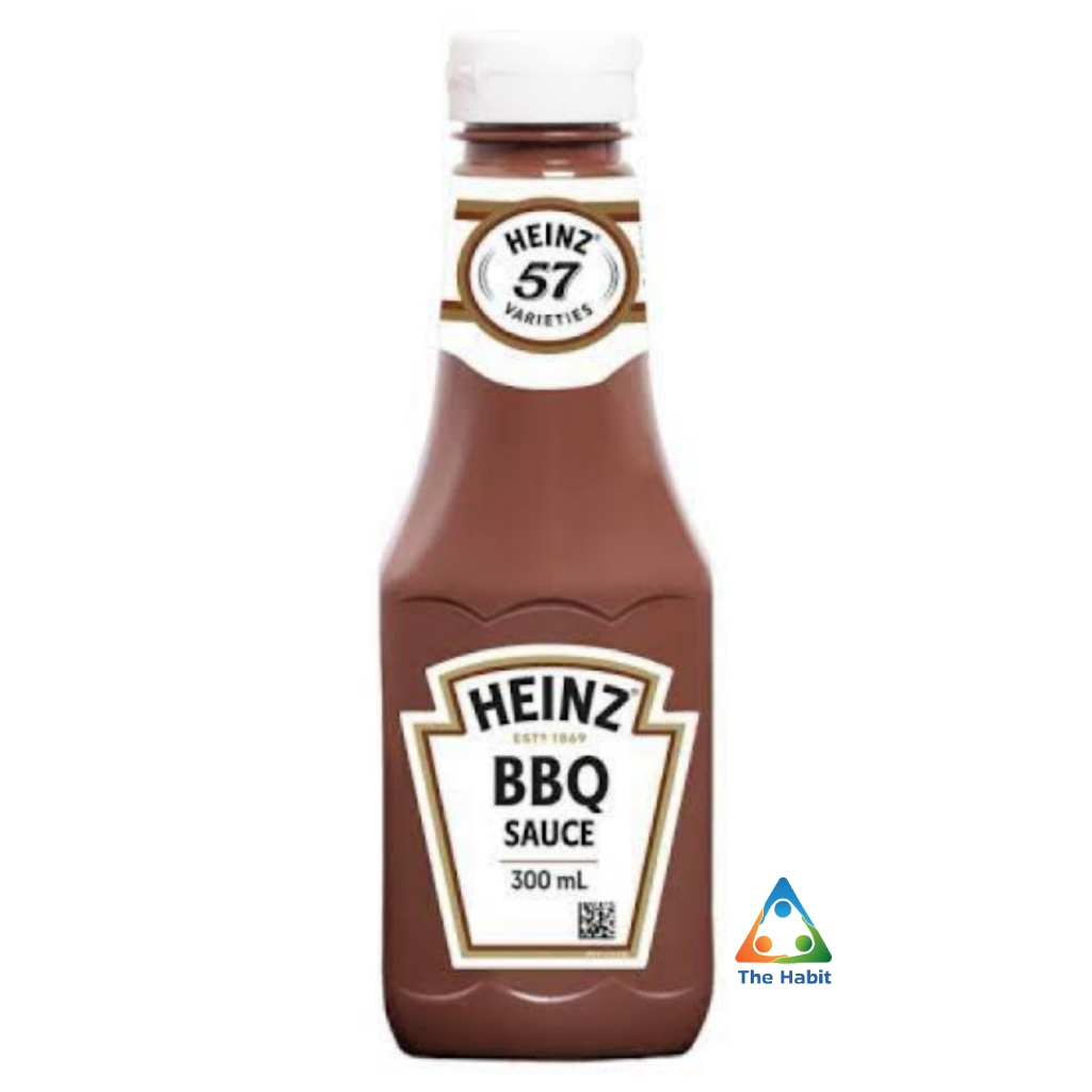 

(The Habit) Heinz Barbeque Sauce 300ML Saus Barbekue Saos BBQ Bumbu Masak Daging Panggang