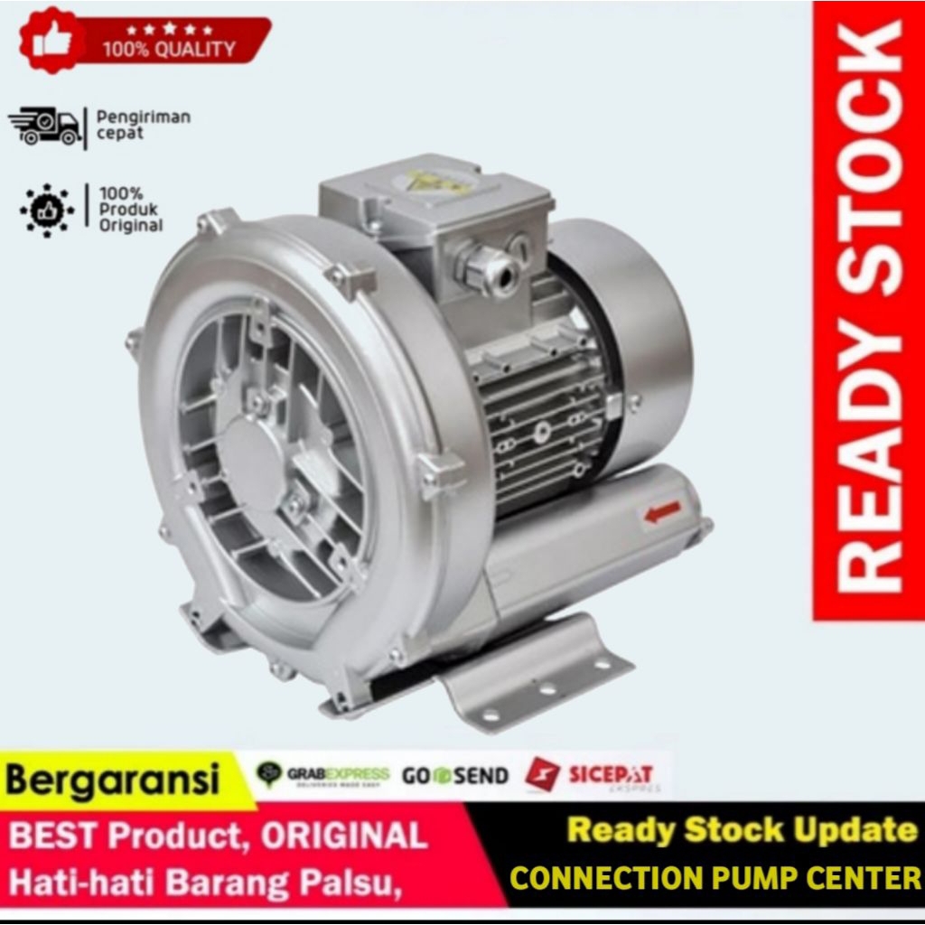 ring blower 3Hp 2200 Watt 1Phase 2,2kw ring blower Vortex PRIMAPRO - 1Phase