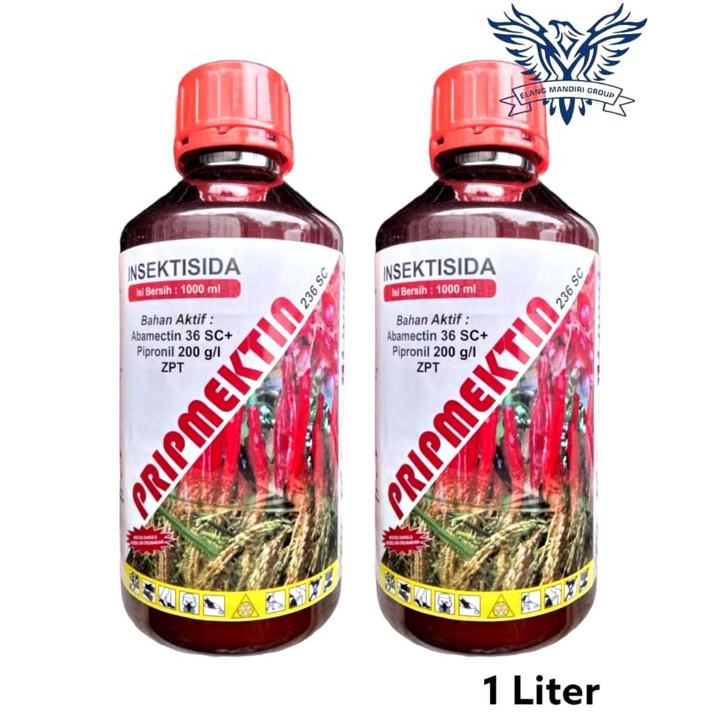 Pripmektin 236SC 1 Liter Abamektin 36SC + Fipronil 200g/l Insektisida Pembasmi hama pada tanaman Gof