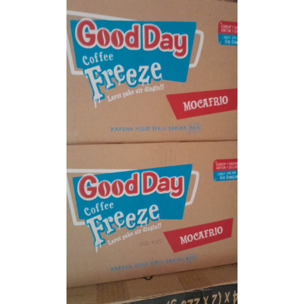 

good day freeze mocafrio 1 dus isi 120 sachet x 30 gram