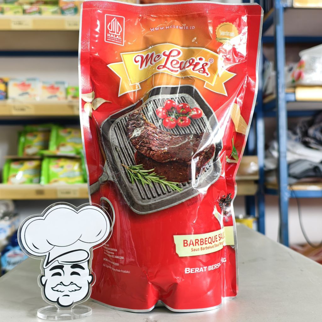 

Mc Lewis Saus Barbeque 1Kg / Saus BBQ Mc Lewis 1Kg