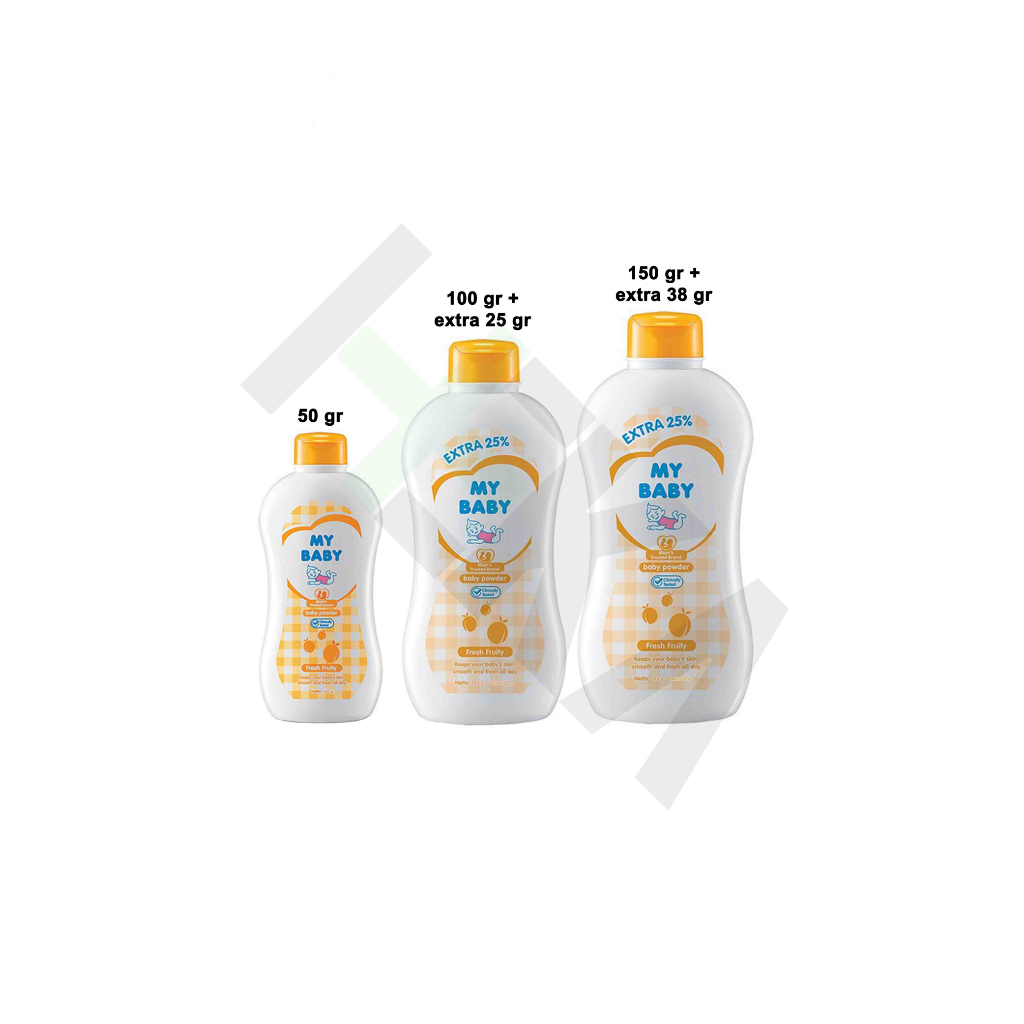 My Baby Powder Fresh Fruity - Bedak Bayi Bedak Anak Aroma Buah Orange [Majapahit]