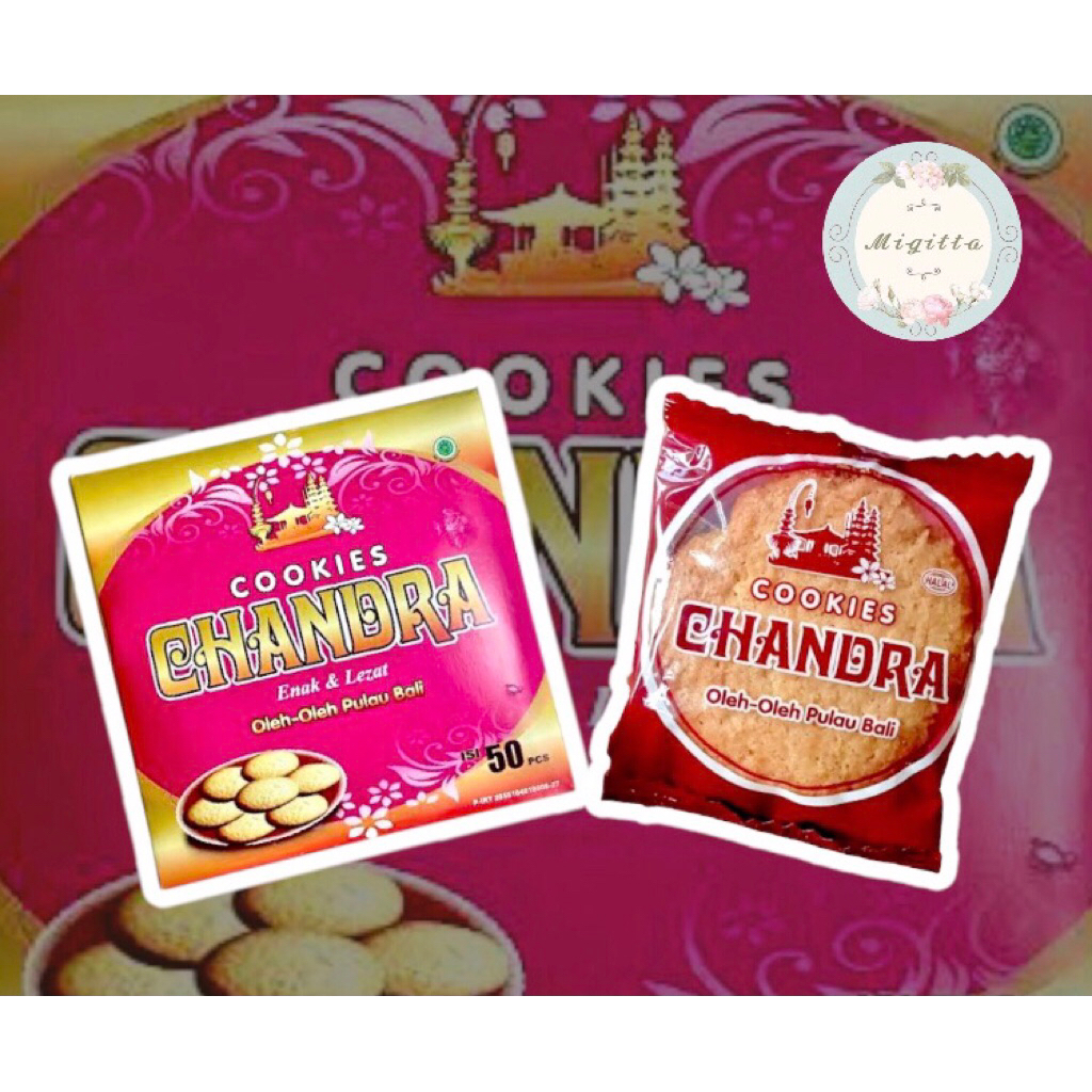 

COOKIES CHANDRA 50pcs free box CHANDRA (packing kardus)