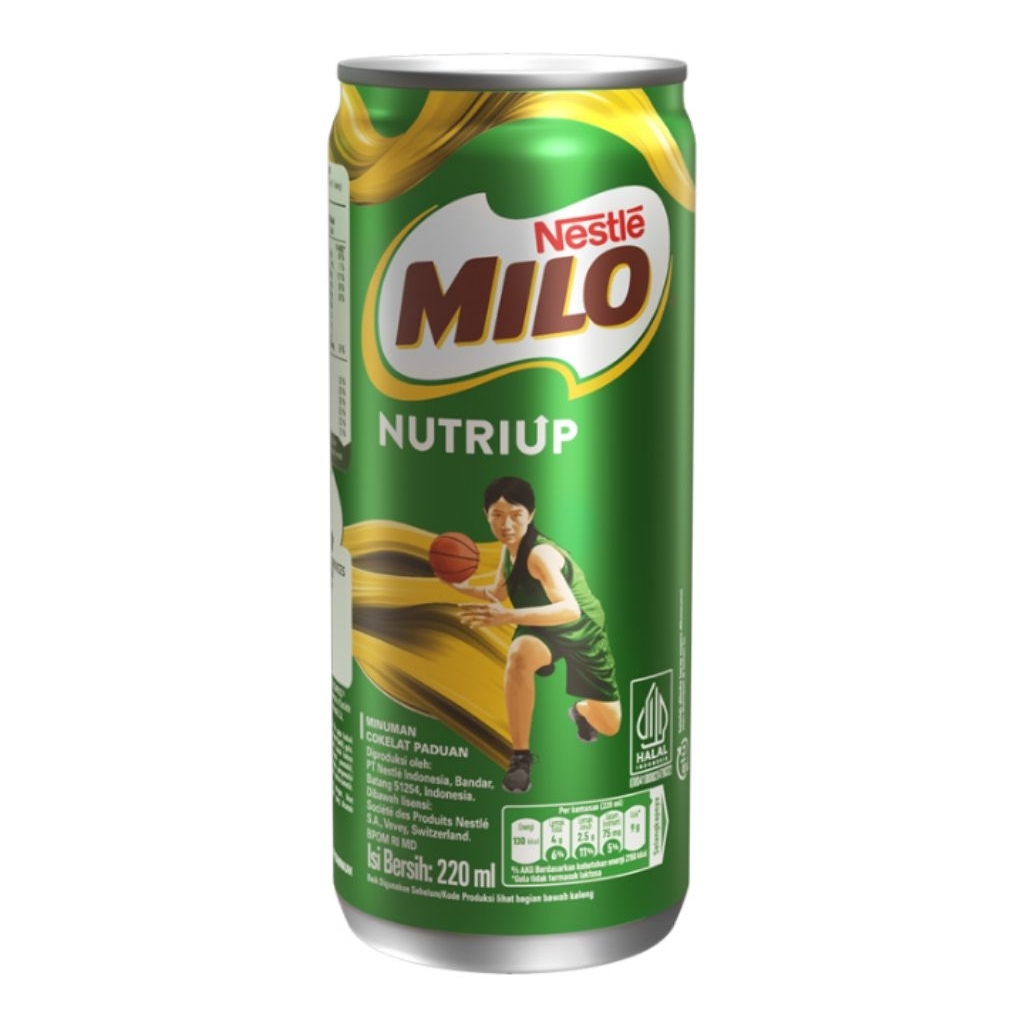 

Milo Nutri Up Minuman Cokelat Kaleng 220 ml
