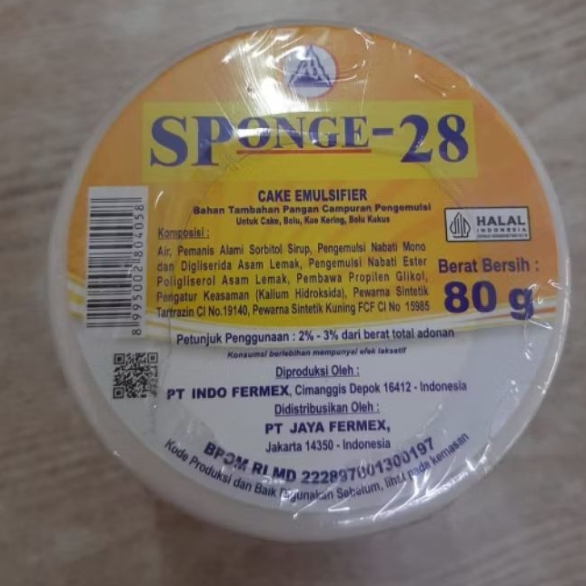 

Sponge 28 80 gr