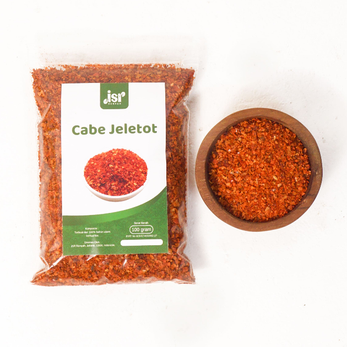 

Premium Jsr Rempah Cabe Bubuk Kasar Hot Jeletot 100 Gram