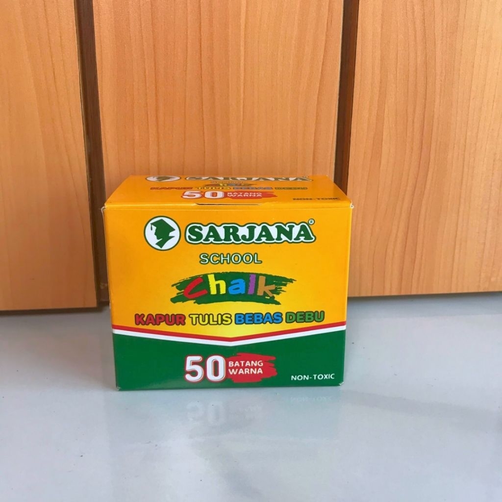 

Kapur Tulis Warna Bebas Debu non toxic 50 Batang