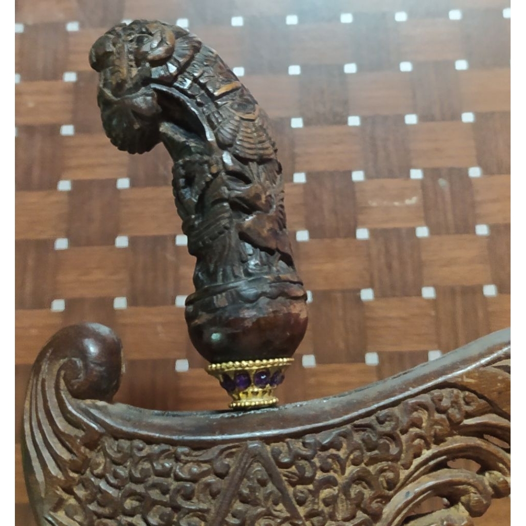 Brojol TUS Dwi Pamor Uler Lulut Banyu Milli Madura Warangka Gayaman Ukir Mewah
