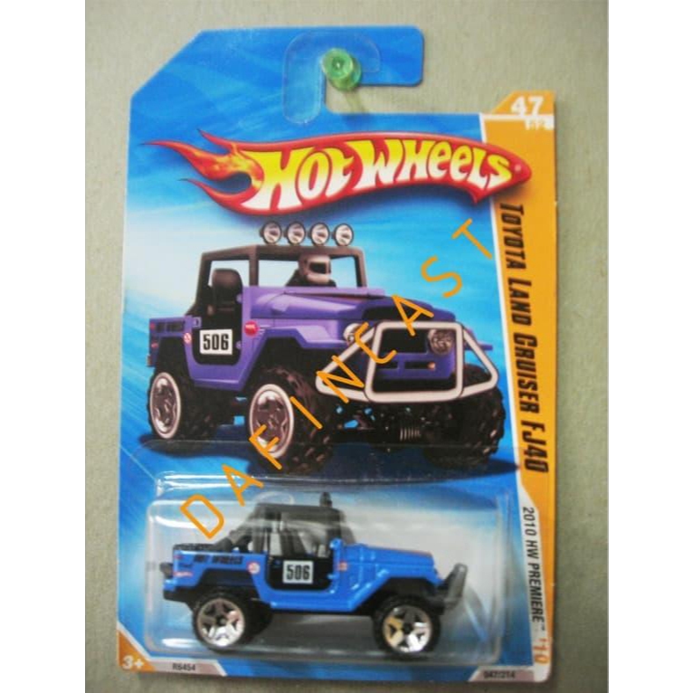 hot wheels hotwheels hw toyota land cruiser fj40 biru
