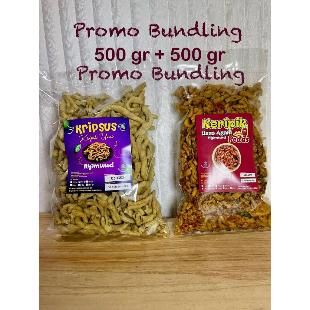 

Paket Hemat 2 PCS 500gr Pedas Chili Oil + Original