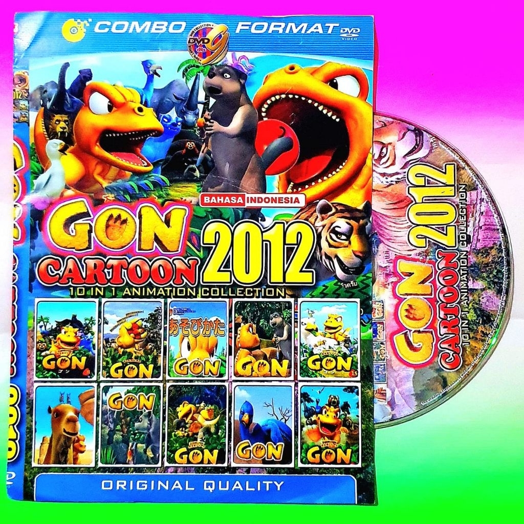 KASET FILM ANAK ANAK KARTUN GON DUBBING BAHASA INDONESIA-FILM ANAK KARTUN BAHASA INDONESIA-KASET ANA
