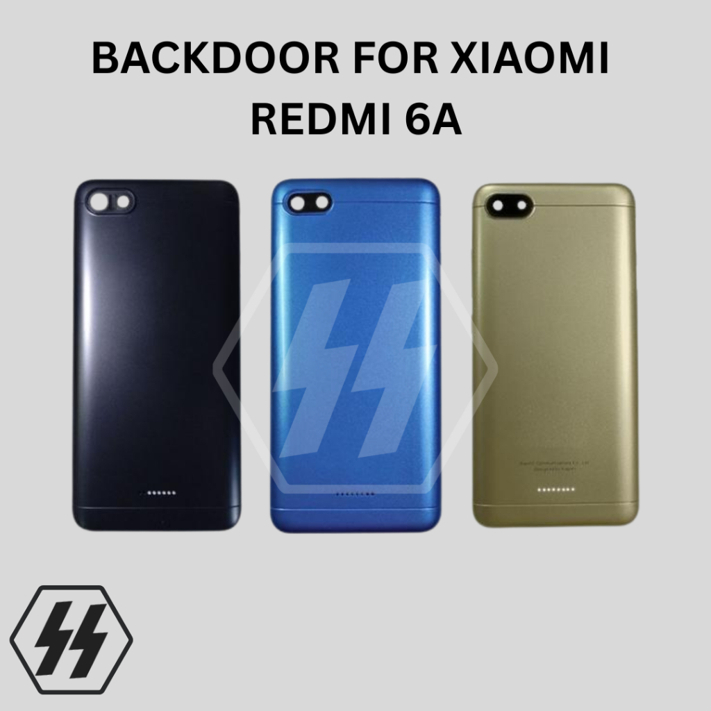Backdoor Xiaomi Redmi 6A Cover Belang Xiaomi Redmi 6A  Tutup Belakang Xiaomi Redmi 6A