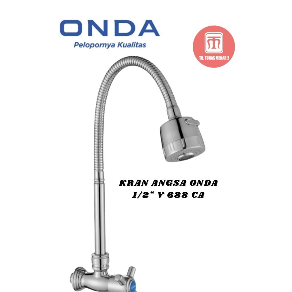Kran Wastafel ONDA Kran Dapur Leher Angsa V 688 CA / Keran Wastafel