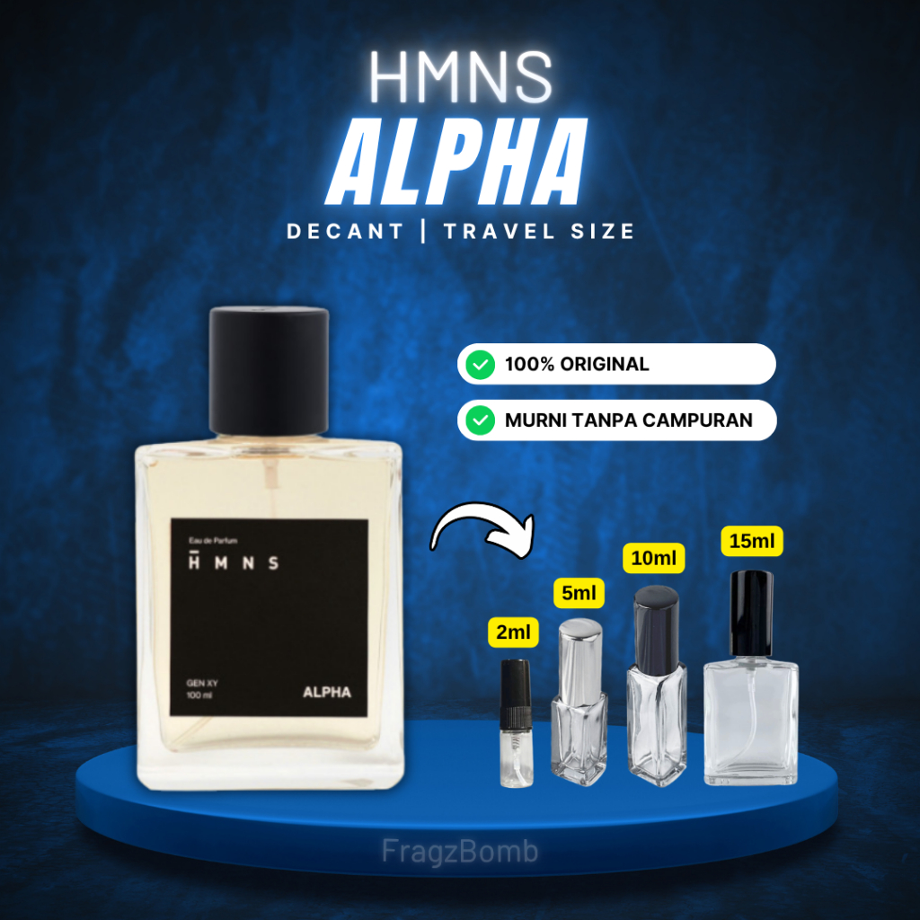 [DECANT] HMNS Alpha Perfume - Parfum Pria