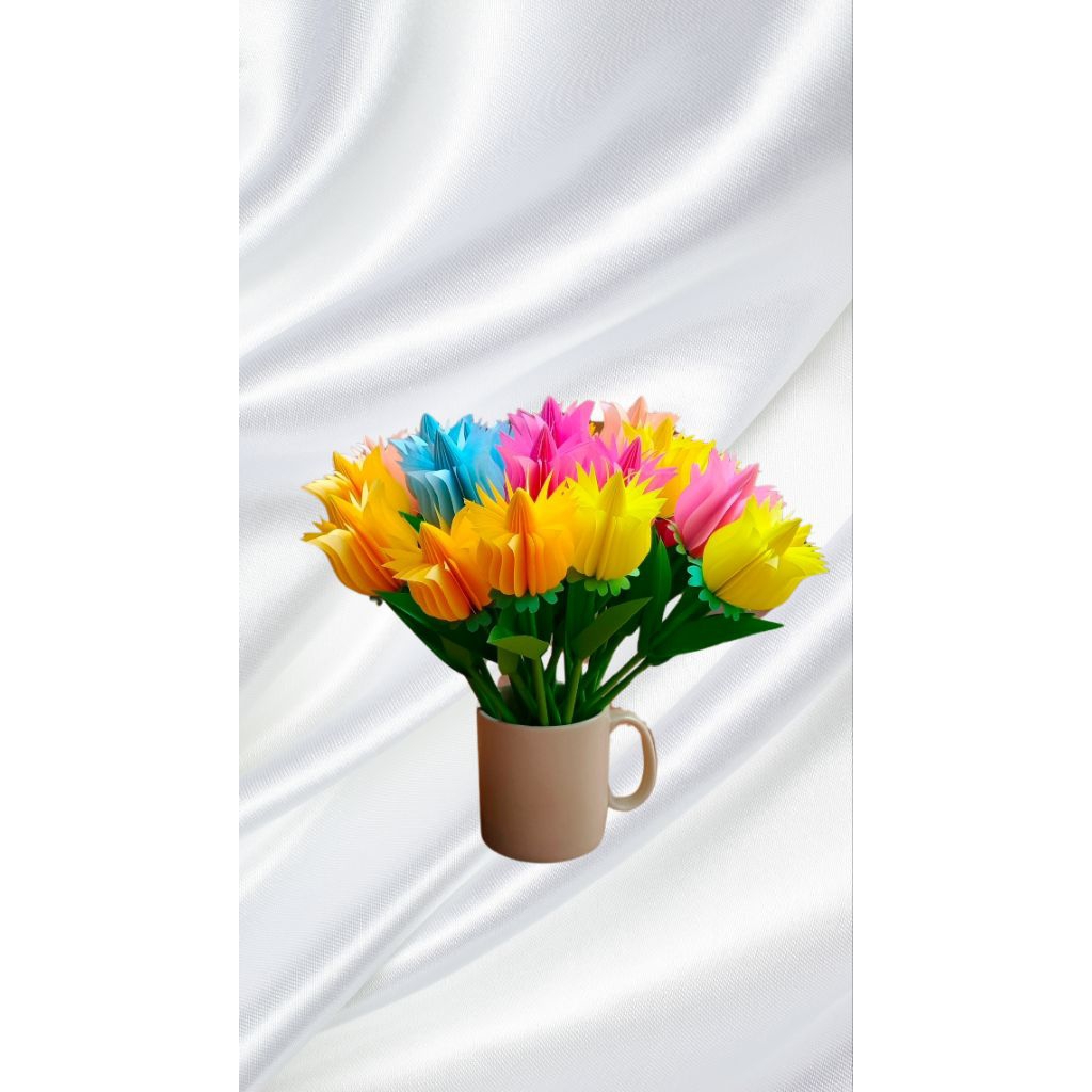 

Bunga kertas tulip satuan murah