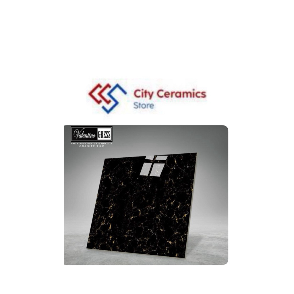 VALENTINO GRESS NEVADA BLACK 60x60
