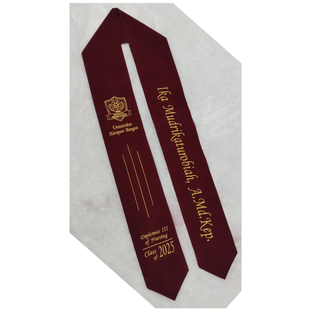 Selempang Wisuda Sarjana Dewasa  Tipe G