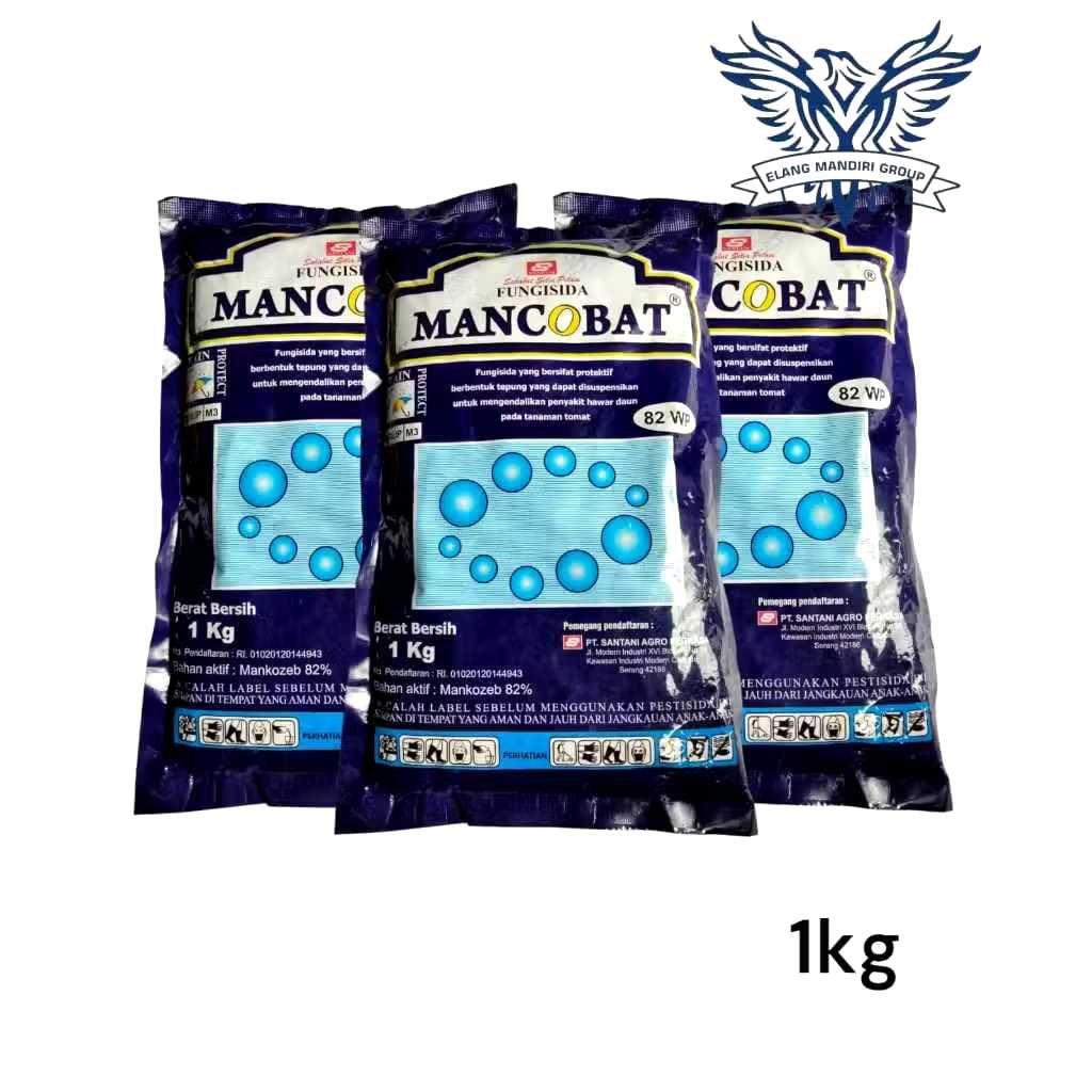 Mancobat 2kg Mankozeb 82% Fungsida untuk mengendalikan penyakit hawar daun Santani