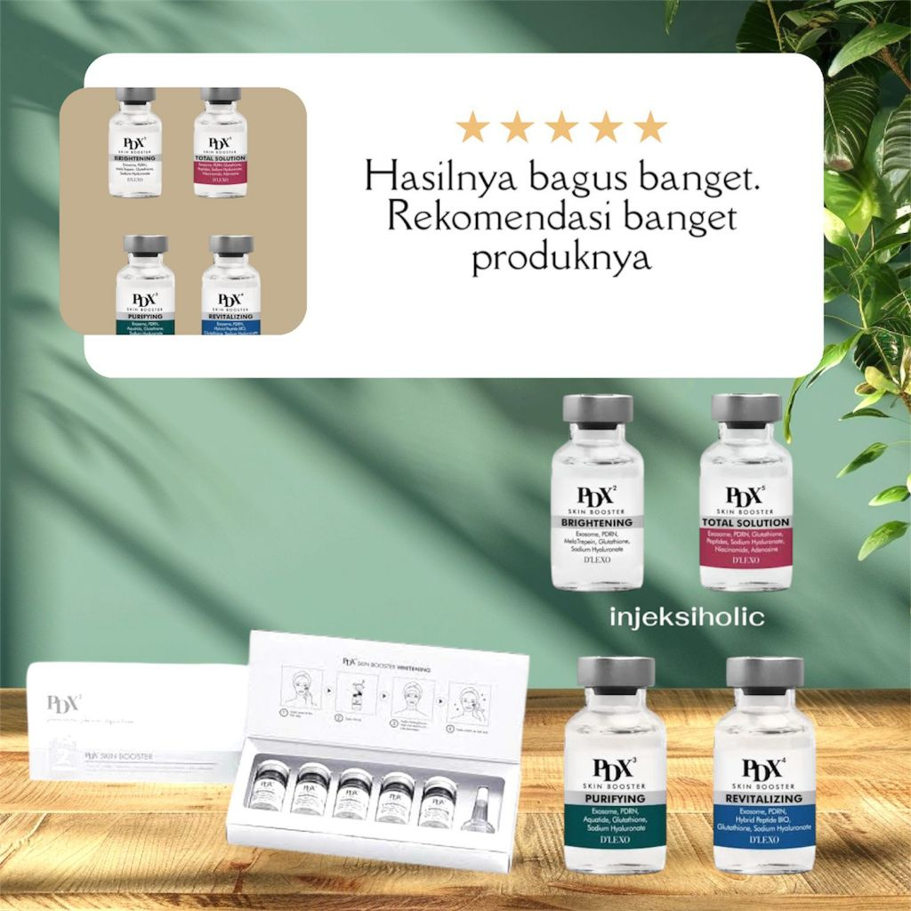 Best Produk  PDX2 PDX3 PDX4 PDX5 PDRN + Exosome dll all varian ready (flek melasma jerawat acne anti