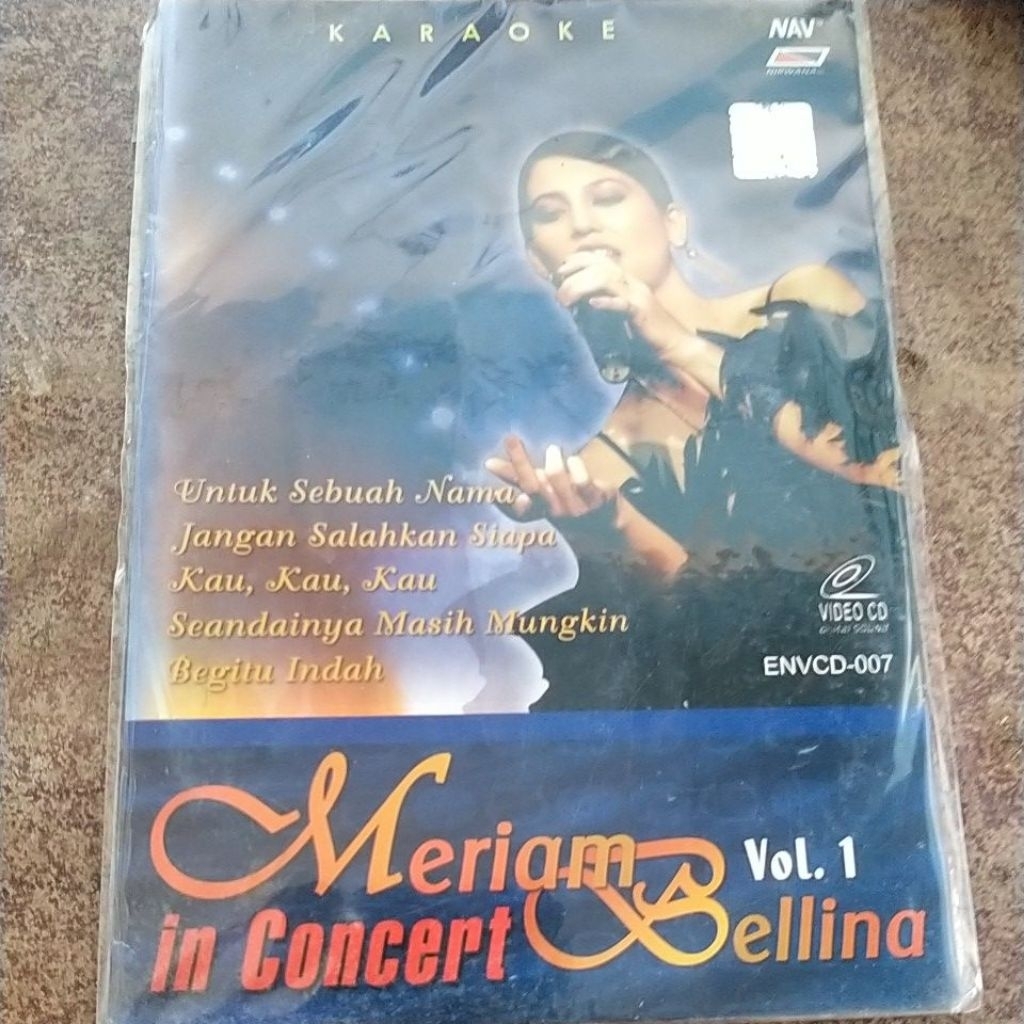 Vcd ori Karaoke Meriam Bellina in concert vol 1