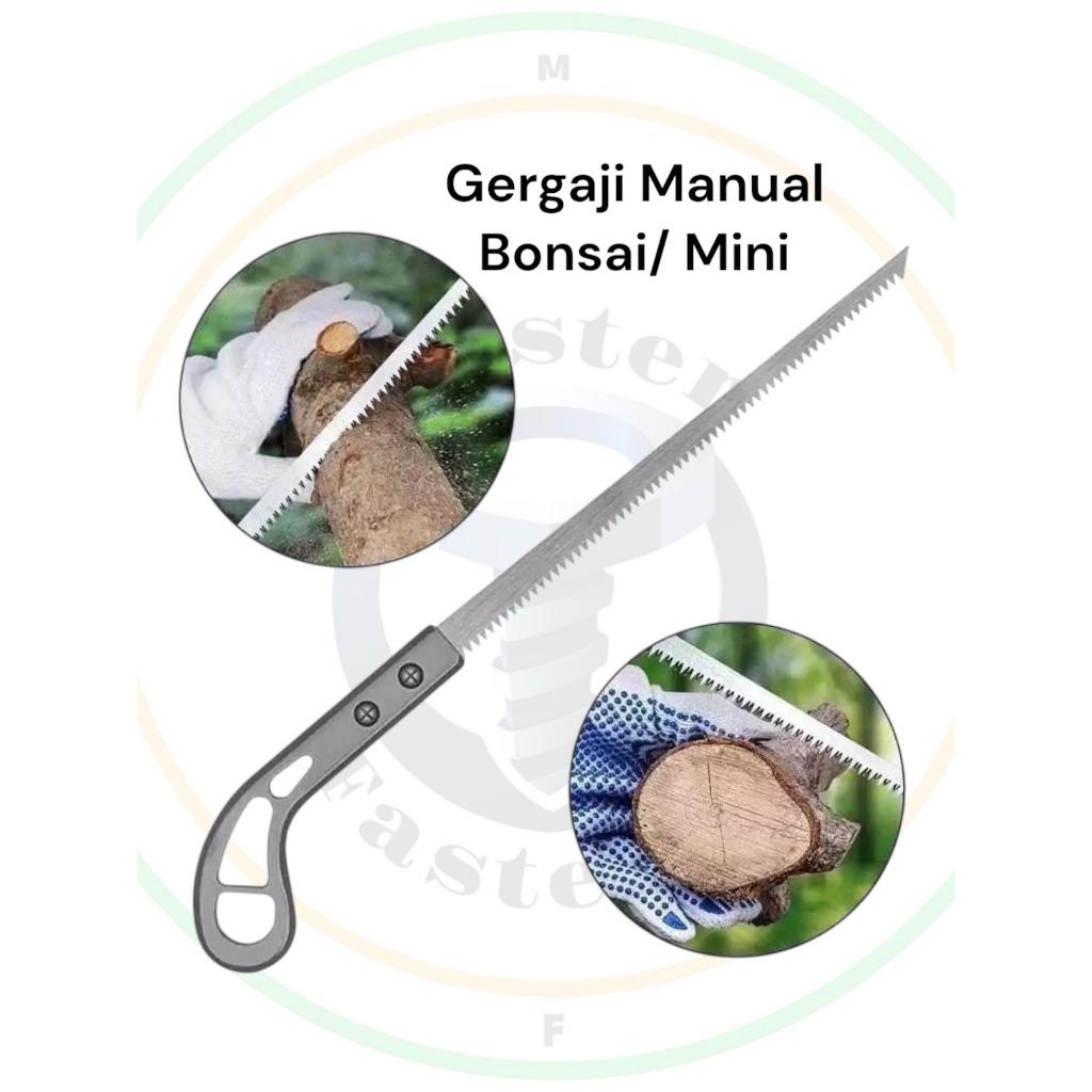 Gergaji Mini Bonsai Gegaji Kayu Manual Hand Saw Mini Potong Ranting Pohon Balok Bambu Batako Hebel 3